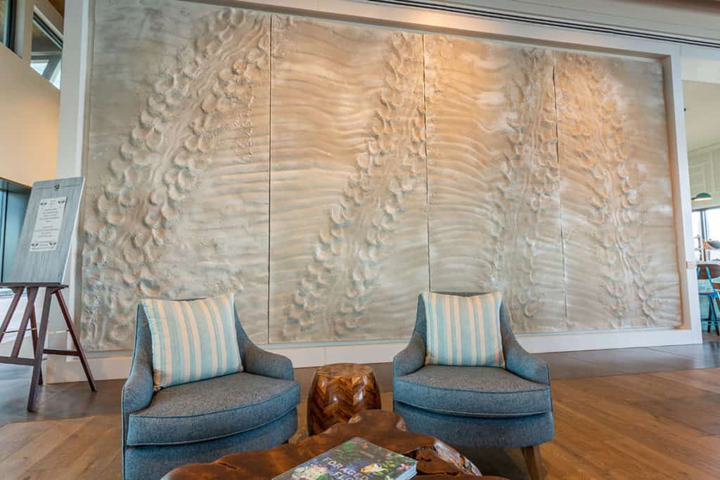 Art @ The Lodge at Gulf State Park | Turtle Tracks by April Hopkins and Zach DePolo